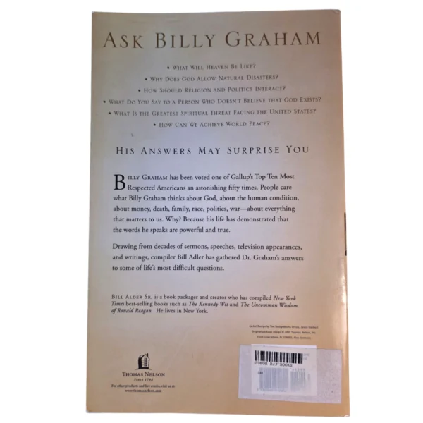 Ask Billy Graham - Bill Adler - Image 2
