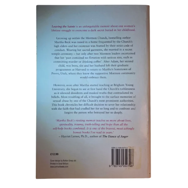 Leaving the Saints: One Childs Story of Survival and Hope - Martha Beck - Image 2