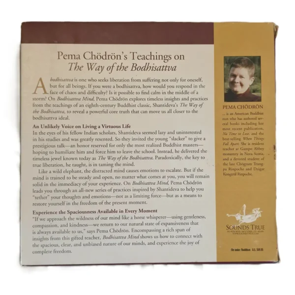 Bodhisattva Mind, the compact disc audiobook - Pema Chödrön - Image 2